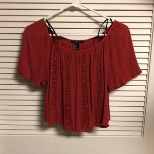 Forever 21 cropped blouse